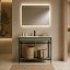 Mueble de baño encastrado Frida estructura negra 1 estante de Avila Dos